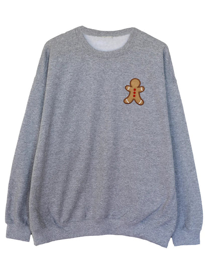 Gingerbread Crew Neck Christmas Hoodie