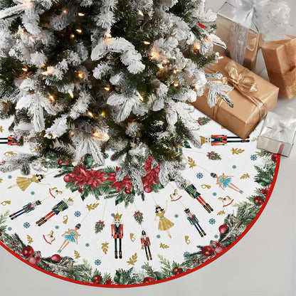 Nutcrackers Pencil Tree Skirt - 48"