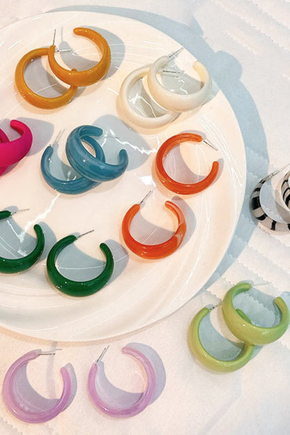 Colorful Acrylic Earrings