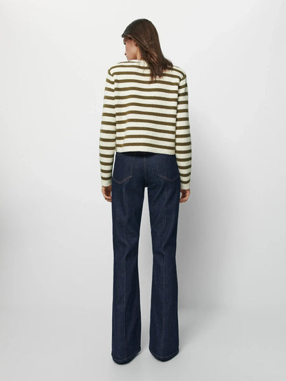 Casual striped buckle new relaxed fashionable comfy autumnal Cardigans