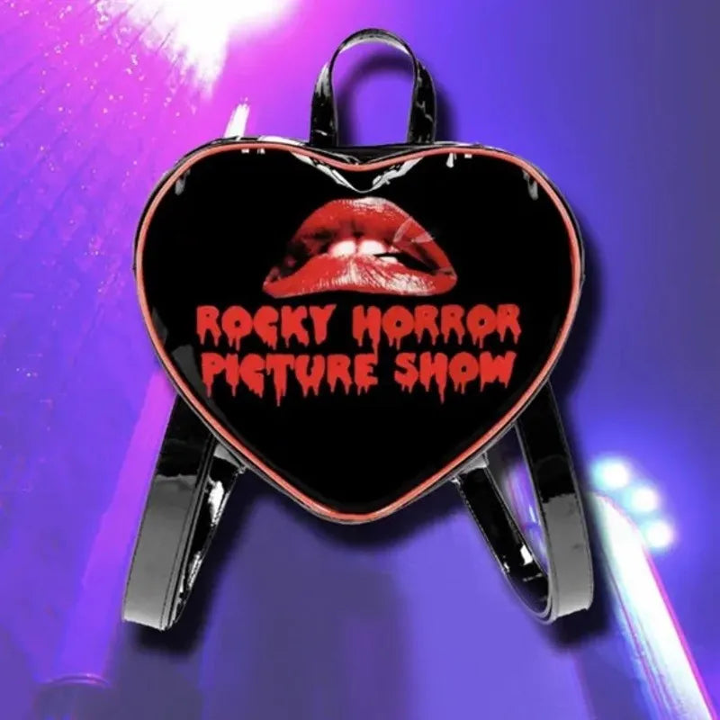 Fashion Gothic Punk Grunge Y2k Crossbody Mini Rock Heart Bag