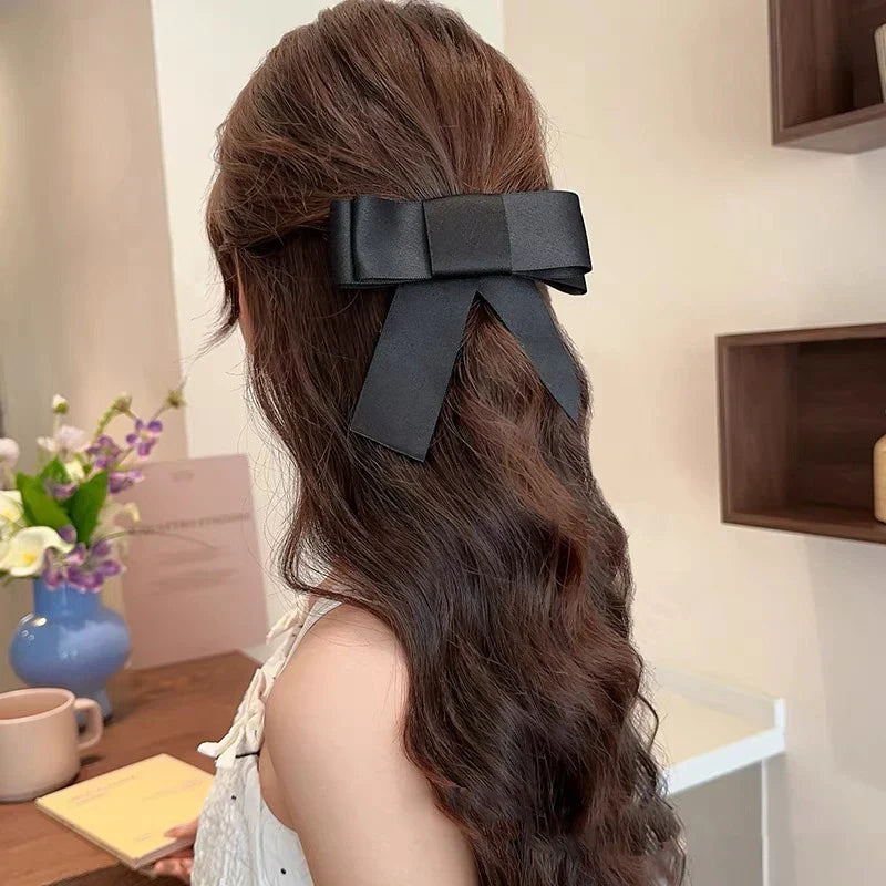 Korean Style Hot Girl Solid Color Large Duckbill Christmas Hair Accessory