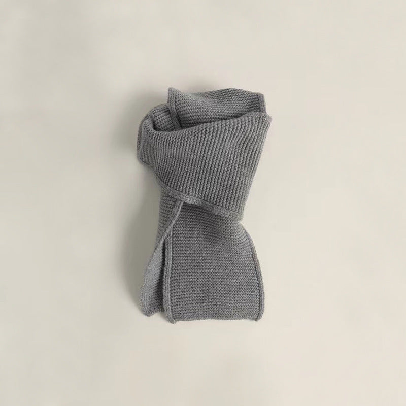 Simple Warm Stylish Soft Knitted Wool Cashmere Scarf