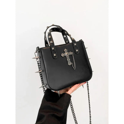 Sharp Metal Rivets Harajuku Gothic Dark Cute Punk Goth Bag