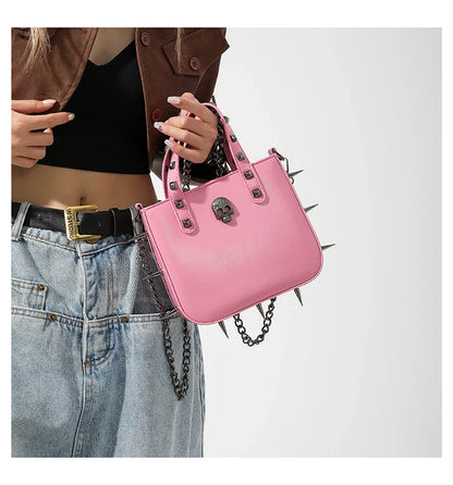 Sharp Metal Rivets Harajuku Gothic Dark Cute Punk Goth Bag