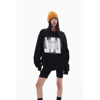 orean Cozy Baggy Feminine Hipster Long Sleeve Hoodie