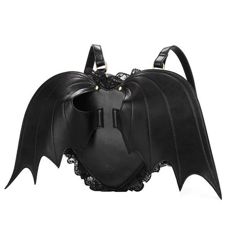 Women Punk Devil Cute Stylish Wing Bat Angel Wings Newest Bag