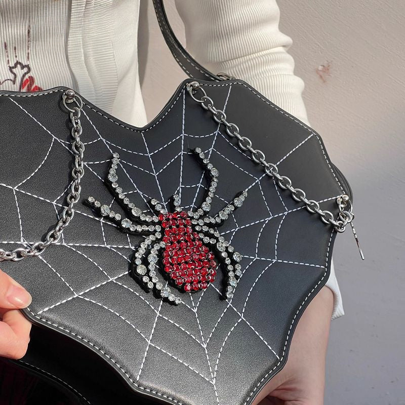 Harajuku Gothic Spider Crossbody Y2K Leather Lolita Punk Bag