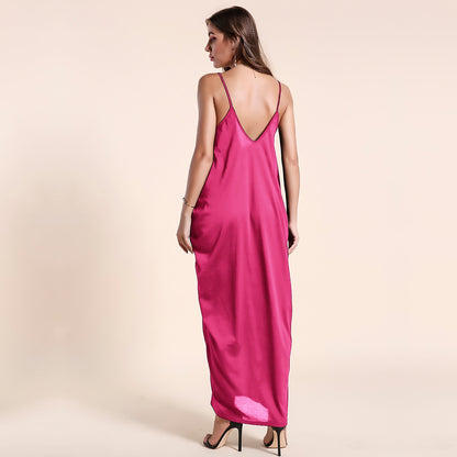 Olivian Pocketed Maxi Dress - Magenta