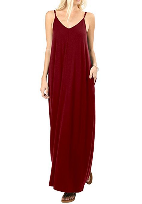 Olivian Pocketed Maxi Dress - Orchid