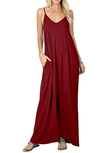 Olivian Pocketed Maxi Dress - Orchid