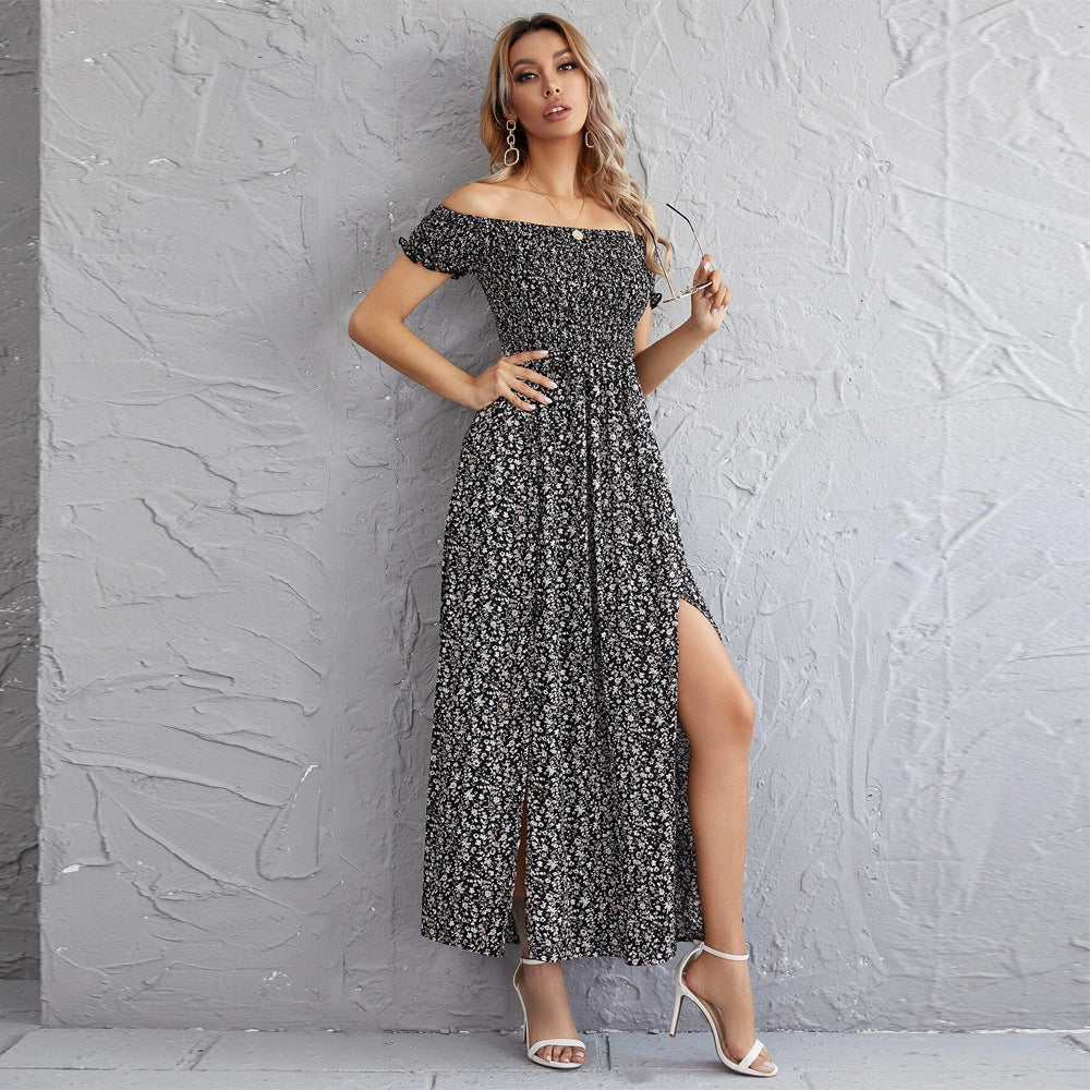 Grayson Smocked Printed Maxi Dress