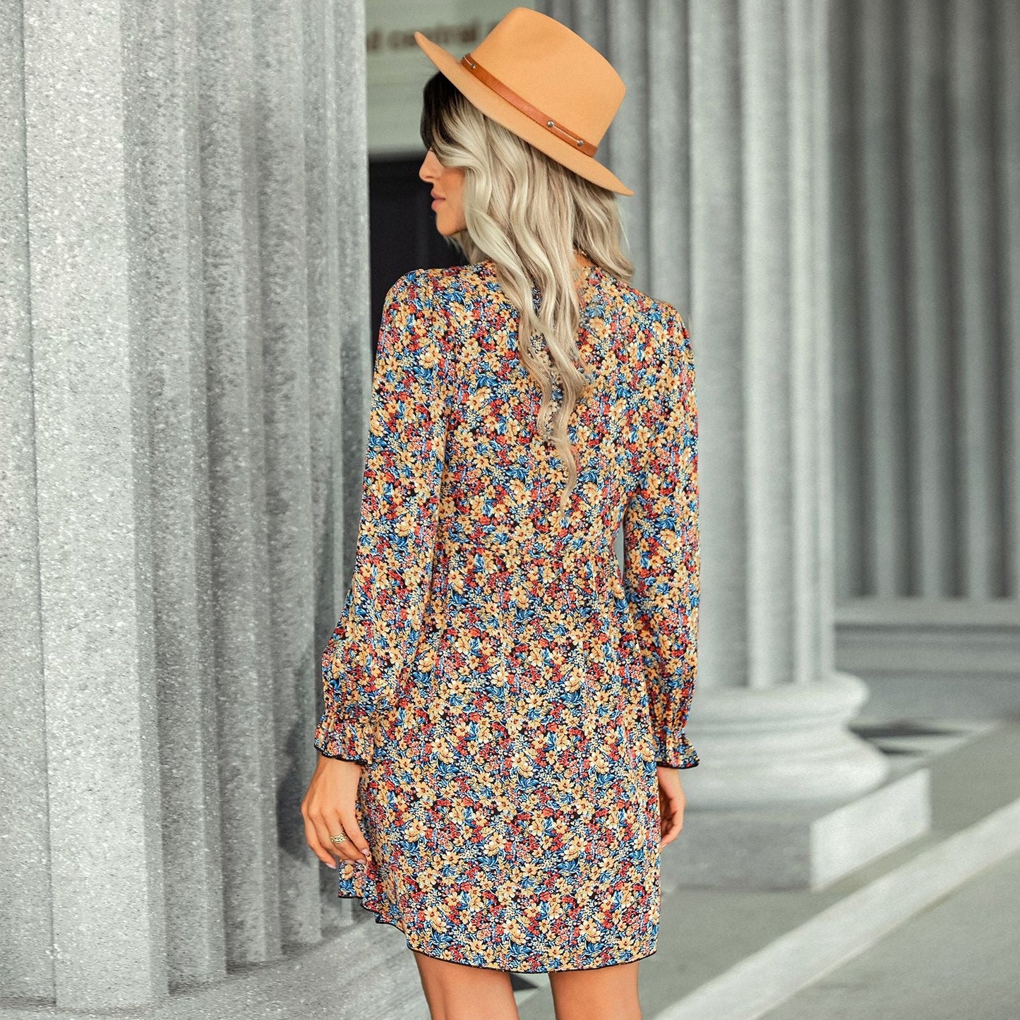 Mind Over Matter Paisley Button Down Shirt Dress