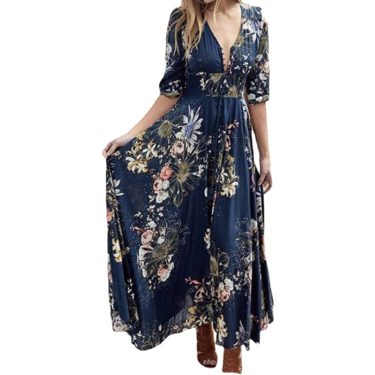 Gild The Lily High Low Wrap Maxi Dress