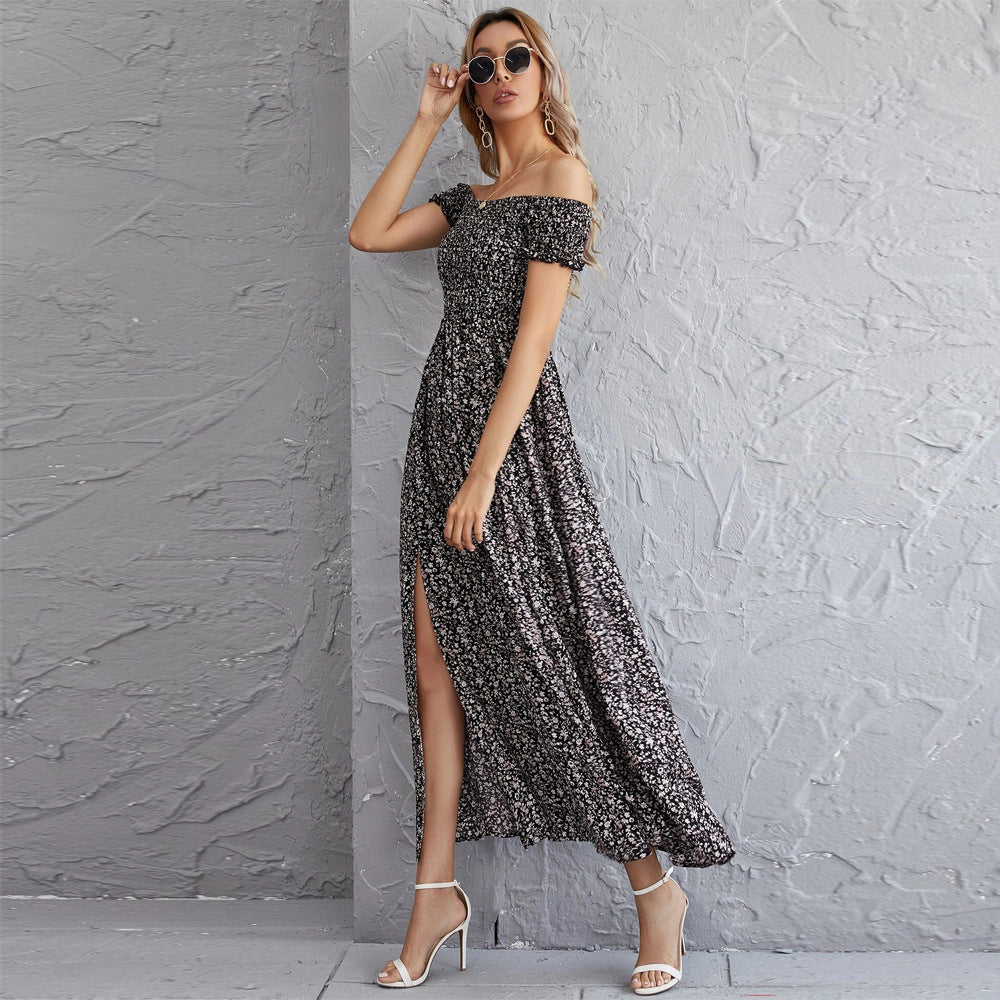 Grayson Smocked Printed Maxi Dress