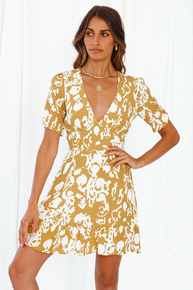 Nikki Floral Ruffle Dress