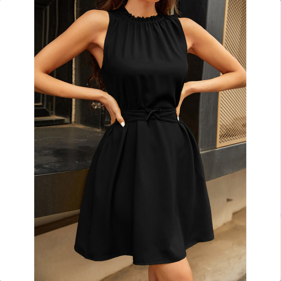 We Find Love Sleeveless Dress - Black