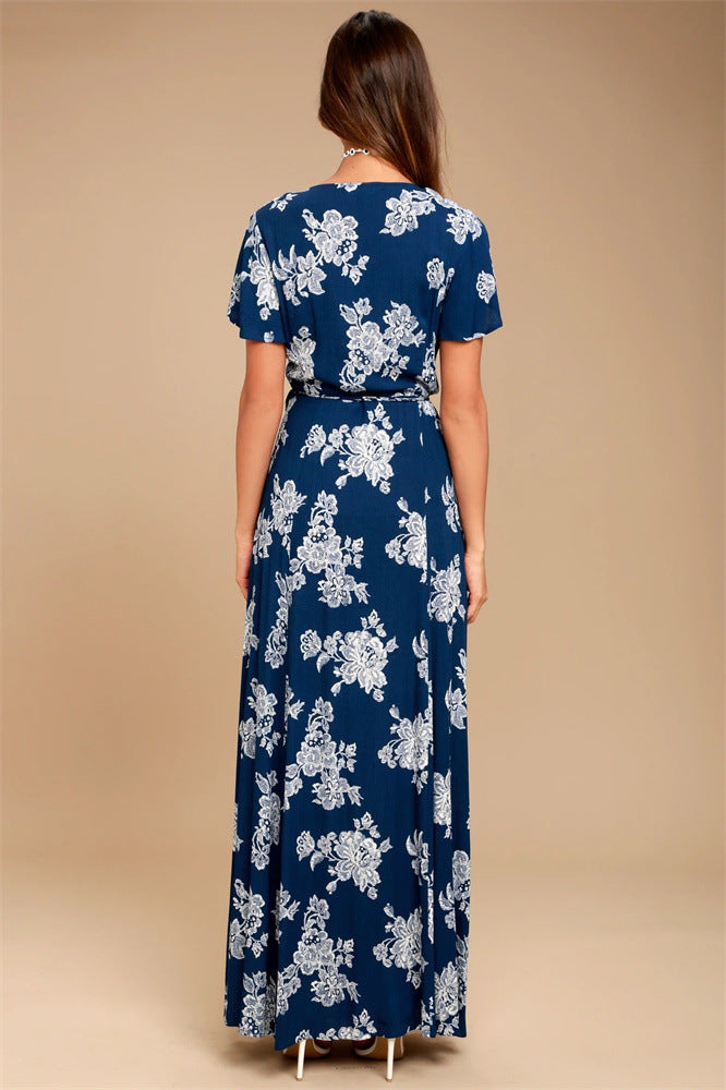 Hillsdale Floral Wrap Maxi Dress - FINAL SALE