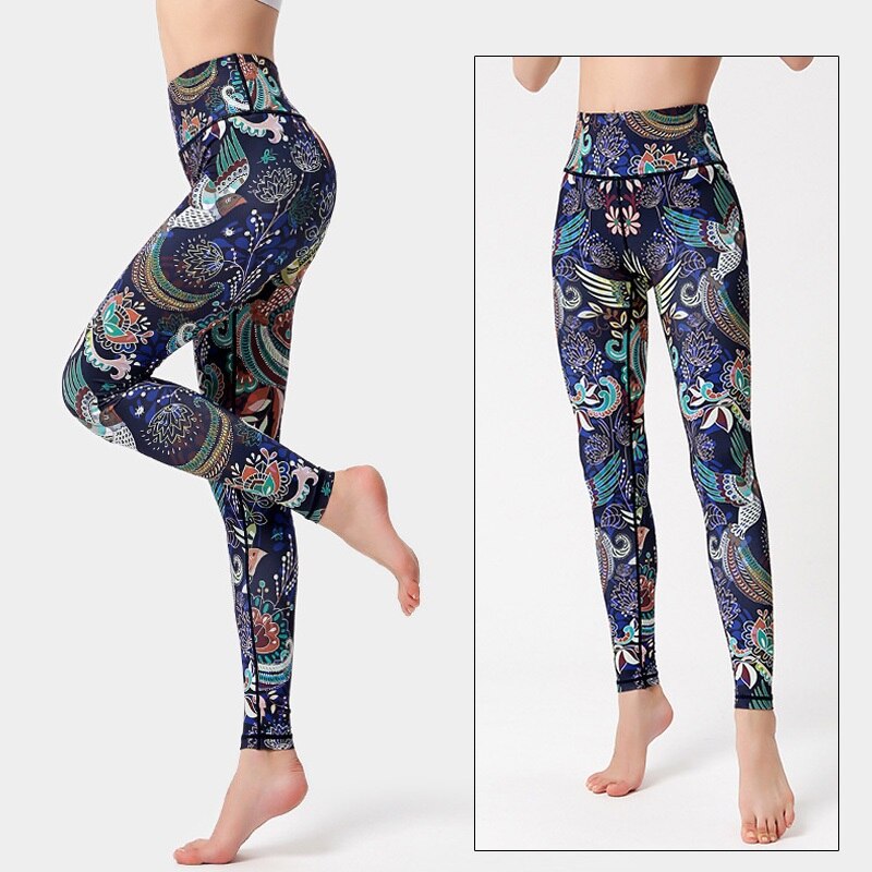 KittenAlarm - Mojoyce Cloud Hide Women Prints Sports Leggings Fitness Gym Yoga Pants High Waist Sexy Long Tights Running Trouser Workout Plus Size