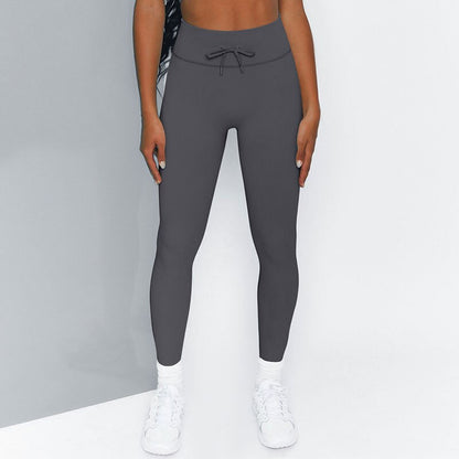 KittenAlarm - Mojoyce Fitness Women Yoga Pants Seamless Sport Leggings Women Ribbed Drawstring Gym Clothing Workout Running Tights Leggings
